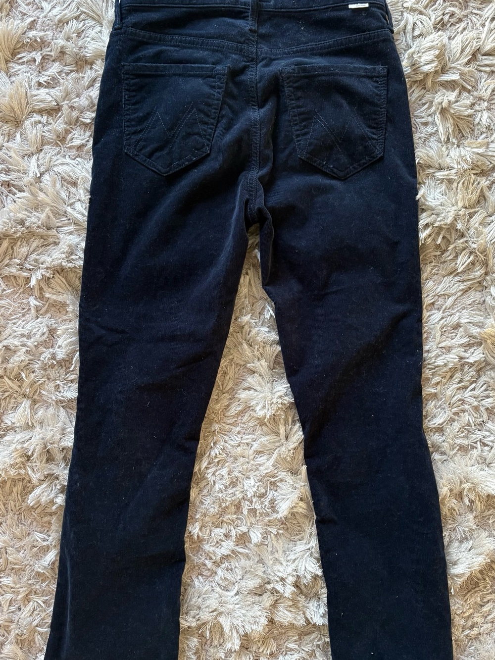 Mother Navy Insider Crop Step Fray cords - Picture 2 of 3